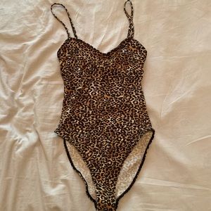 Cheetah print bodysuit